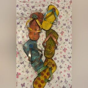 Colorful Flip Flop Wall Decor